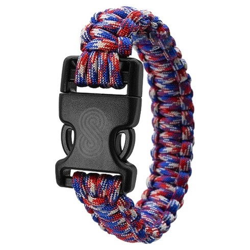오션테그 스윔테그 숏핀 스트랩, Red + Blue, 1개