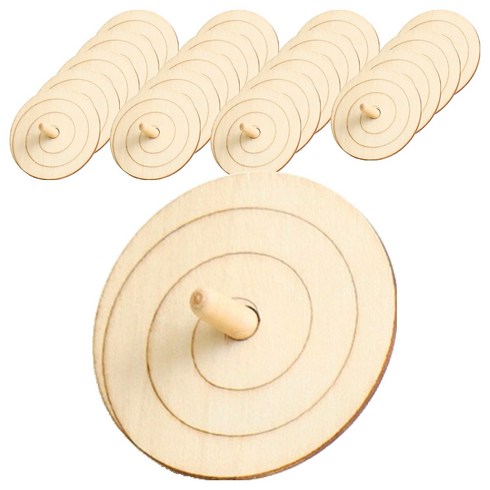 민화샵 나무팽이 만들기 세트 회오리 UDOWD0031, 혼합색상, 20세트