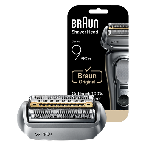 BRAUN 정품 시리즈 9 PRO+ 울트라 씬 면도기 교체용 날망, 96m, 실버, 1개
