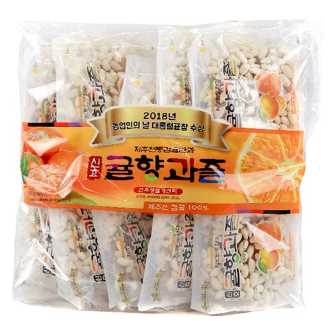 신효귤향과즐 한과 10p, 280g, 1개