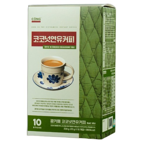 콩카페 코코넛 연유커피 스틱, 20g, 10개입, 1개