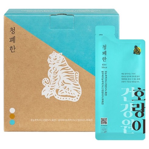 호랑이건강원 청폐한, 80ml, 14개, 14개