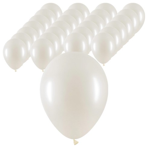 셈퍼텍스 풍선 30cm, 실크 오이스터 화이트, 27개