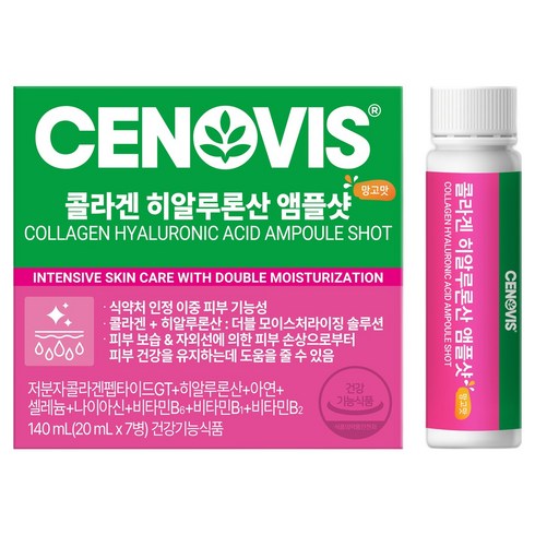세노비스 마시는 콜라겐 히알루론산 앰플 샷 7p, 140ml, 1개