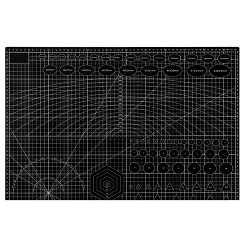 바롬몰 3mm 커팅 매트, 블랙