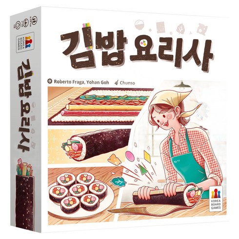 코리아보드게임즈 김밥 요리사, 혼합색상, 1개