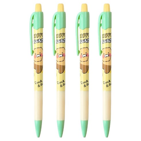 카카오프렌즈 세이치즈 샤프 춘식이, 4개, 0.5mm