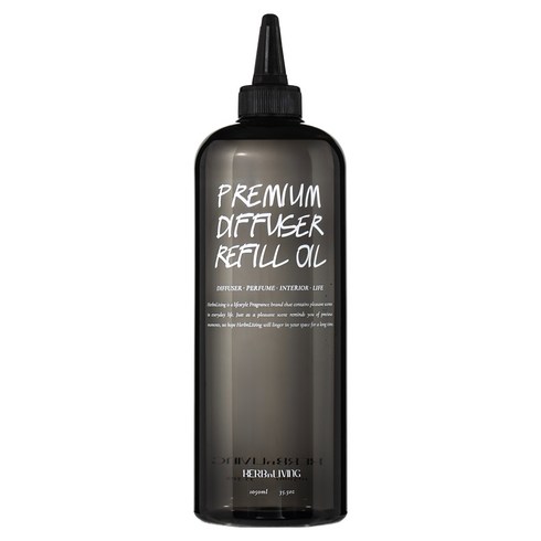 허브앤리빙 프리미엄 대용량 디퓨저 리필액, 아쿠아키스, 1.05L, 1개