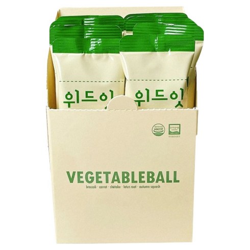 위드잇 유아용 유기농 야채볼 12p, 야채맛, 42g, 1개