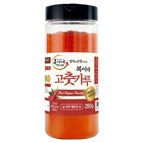 복이네먹거리 베트남 고춧가루 소스용 용기형, 250g, 1개