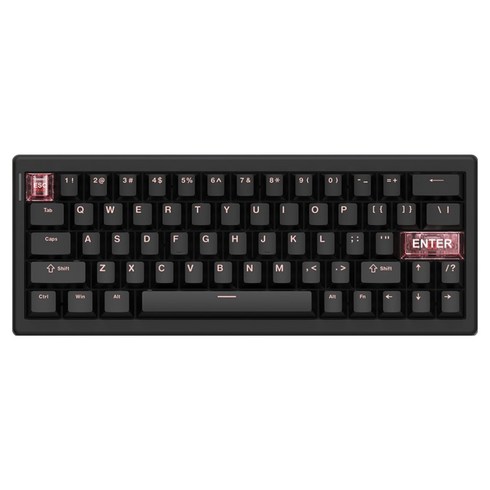 COX PBT 8K 래피드 트리거 무소음 자석축 유선 텐키리스 키보드, 마그네틱축(자석축), CMK63R, Black