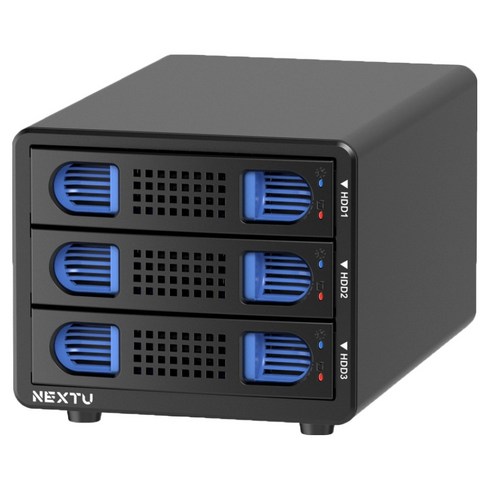 넥스트유 하비온 3베이 DAS USB3.0 5Gbps HDD SDD 923U3 데이터스토리지, 1개, NEXTU-923U3