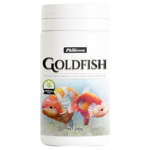 필그린 금붕어 침강 사료 L, 200g, 1개