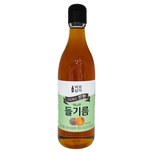 바로담아 진한 들기름, 1개, 350ml