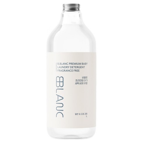 비블랑 프리미엄 세탁 유아 세제 무향, 1개, 1L