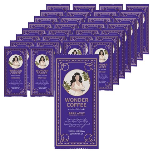 헬리빈 원더 파우치 콜롬비아 슈프리모 더치커피, 100개, 1개입, 30ml