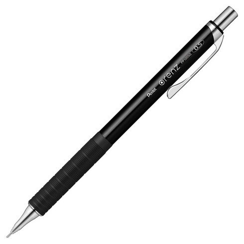 펜텔 오렌즈 메탈 그립 2 샤프 블랙 + 블랙 XPP1005G2-A, 1개, 0.5mm