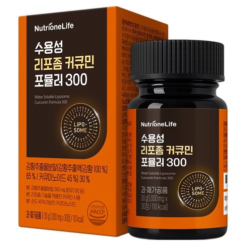 뉴트리원 수용성 리포좀 커큐민 포뮬러 300, 30정, 1개
