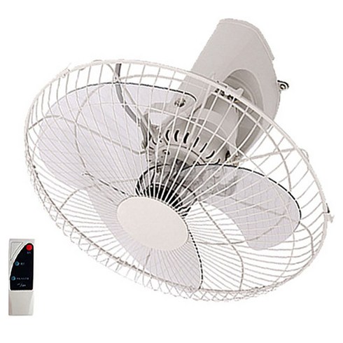 홍진테크사파이어 천장형 업소용 벽걸이 선풍기 + 리모컨 세트 40cm(16인치), HJ-TO160R