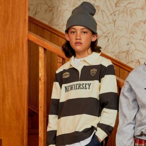 에스핏 남아용 NEWJERSEY 스트라이프 카라 티셔츠