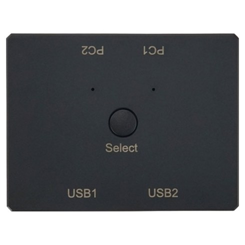 컴스 USB 2.0 선택기 2:2 수동 스위치, DM420, 1개