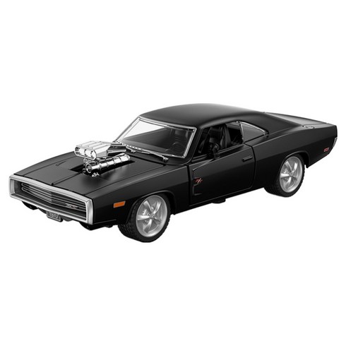 라스타 Rastar 1970 닷지 Charger R/T with Engine 1:36 다이캐스트, 혼합색상, 1개