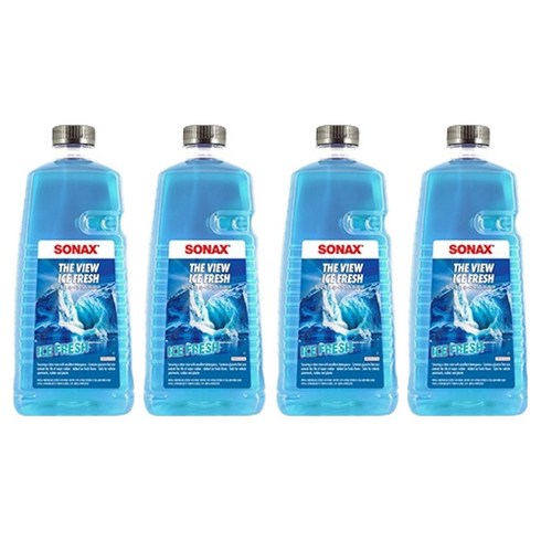소낙스 더 뷰 아이스 프레쉬 워셔액, 2L, 4개