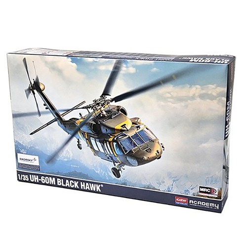 아카데미과학 1/35 UH-60M 블랙호크 12135 프라모델 헬리콥터, 1개