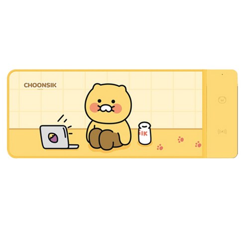 카카오프렌즈 CS 무선충전 장패드, 1개, 옐로우