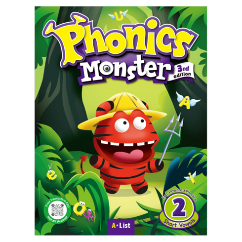 Phonics Monster 3rd Edition_Student Book 2, A*LIST, 초등 1학년