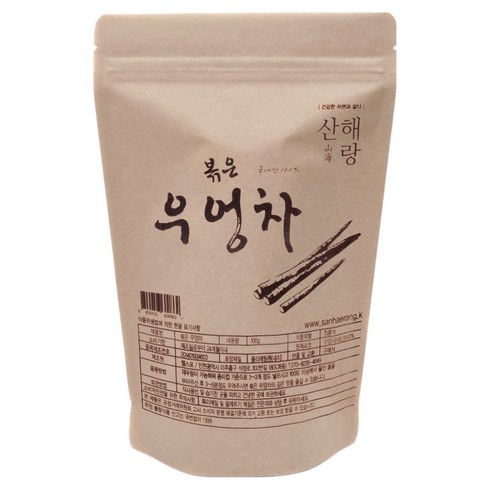 산해랑 수제 볶은 우엉차, 100g, 1개입, 1개