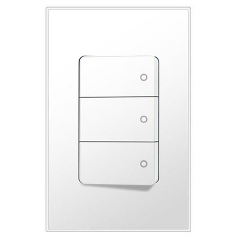 보에담 스위치 3구 1로 점프선 내장 스노우화이트, 1개