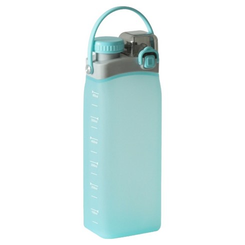 무디타 리본제이 플래티넘 실리콘 롤업 텀블러, 스카이블루, 600ml, 1개