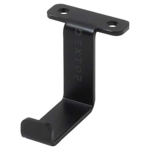 덱스탑 고정형 가방걸이 후크 MHB-02, 1개, 블랙