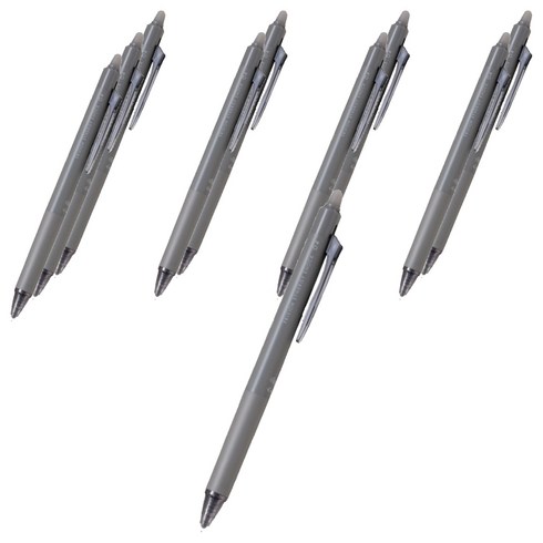 파이롯트 프릭션 시너지노크 볼펜 0.4mm, 블랙, 10개