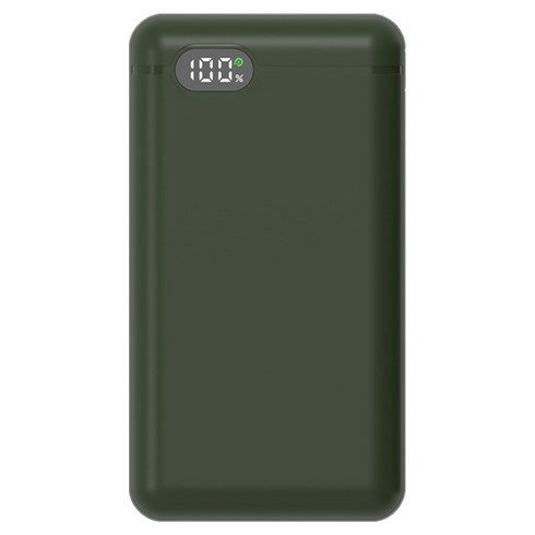 리큐엠 고속충전 보조배터리 20000mAh, QP2000C, 그린