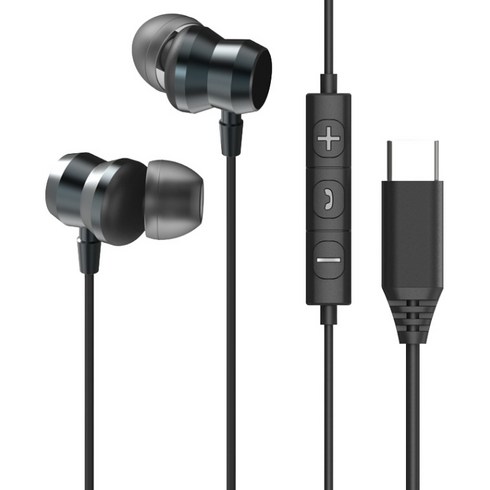 아이리버 C타입 노이즈캔슬링 유선 이어폰 ICP-G609 Black