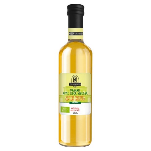 빌라그리멜리 유기농 애플사이다 비니거 식초, 1개, 500ml