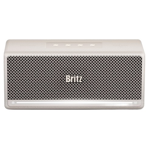 브리츠 플러스 블루투스 스피커, BZ-GBUTTON, 베이지