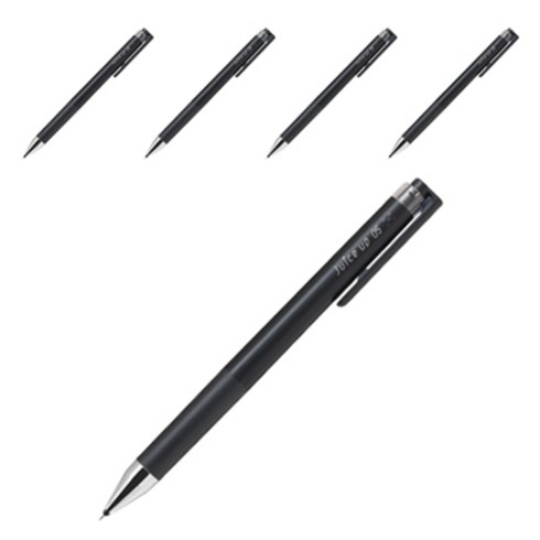 파이롯트 쥬스업 볼펜 0.5mm, 5개, 블랙