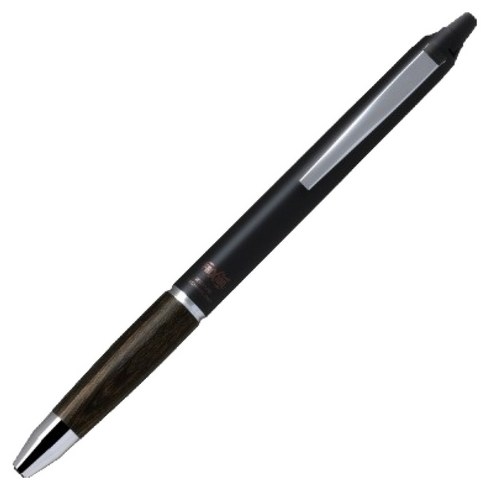 한국파이롯트 프릭션 볼 노크 존 볼펜 우드 0.5mm, 다크브라운(바디), 블랙(잉크), 1개