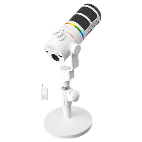 코미카 XLR 출력 스탠딩 무선 콘덴서 마이크, 화이트, Ejoy D10 Pro D
