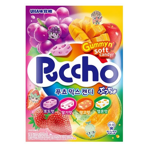 푸쵸 유하미카쿠토 믹스 캔디, 100g, 1개