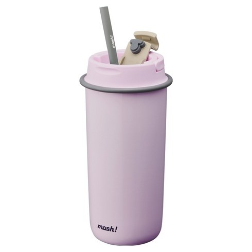 모슈 라떼 스트로우 텀블러, 핑크, 700ml, 1개