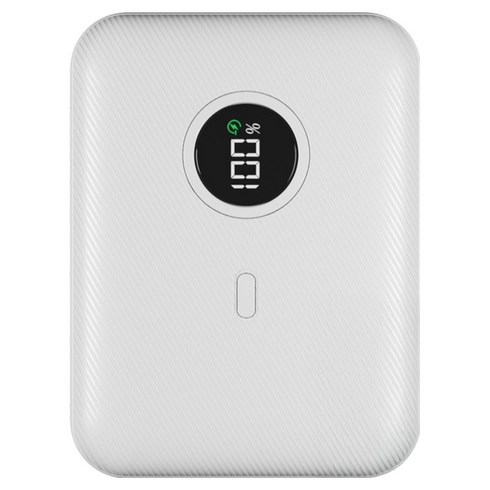 보바 고속충전 미니 보조배터리 22.5W 10000mAh, VA-110(화이트), 화이트