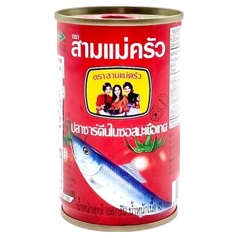 쓰리레이디쿡스 쓰리우먼 정어리 인 토마토소스, 155g, 1개