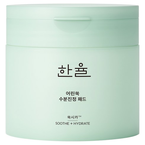 한율 어린쑥 수분진정 패드 170ml, 60매입, 1개
