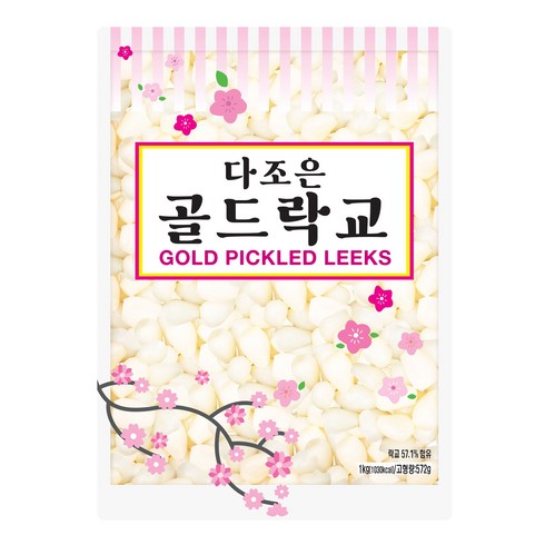 이엔푸드 다조은 골드락교, 1kg, 1개