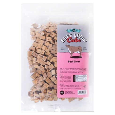 든든 반려동물 동결건조 간식, 1개, 90g, 소간