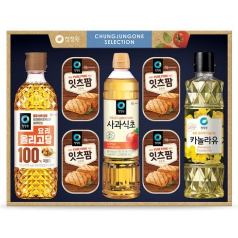청정원 행복 6호 세트 + 쇼핑백, 1세트